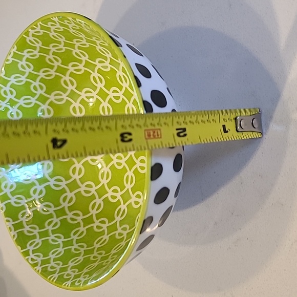 Green Patterned Summer Bowl - Picture 4 of 4